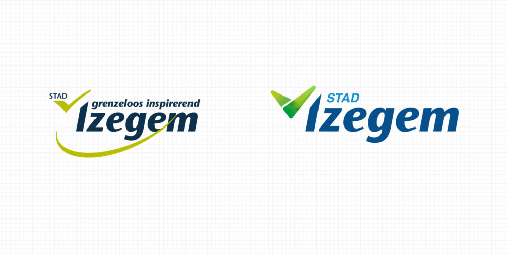 Restyling logo en opfrisbeurt communicatie voor Stad Izegem